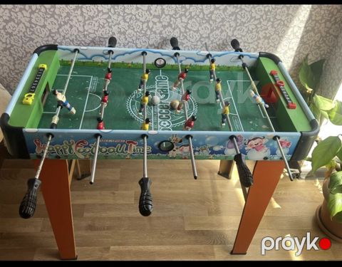 Uşaq və ailə üçün masa futbolu (foosball) oyunu - Rəngli dizaynlı — Masazır