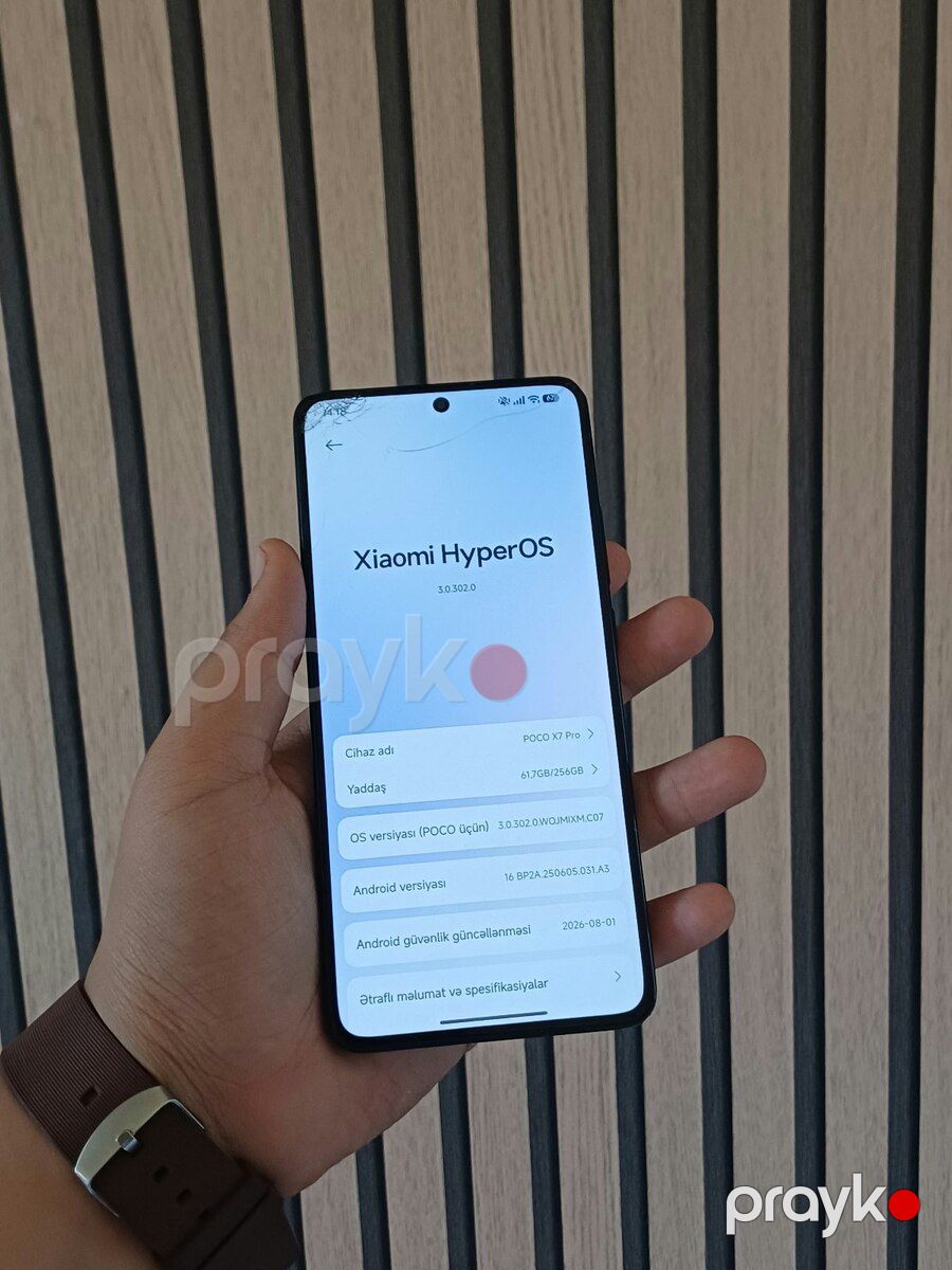 Xiaomi Poco X7 Pro Black 256GB/8GB — Smartfonlar, Bakı (4)