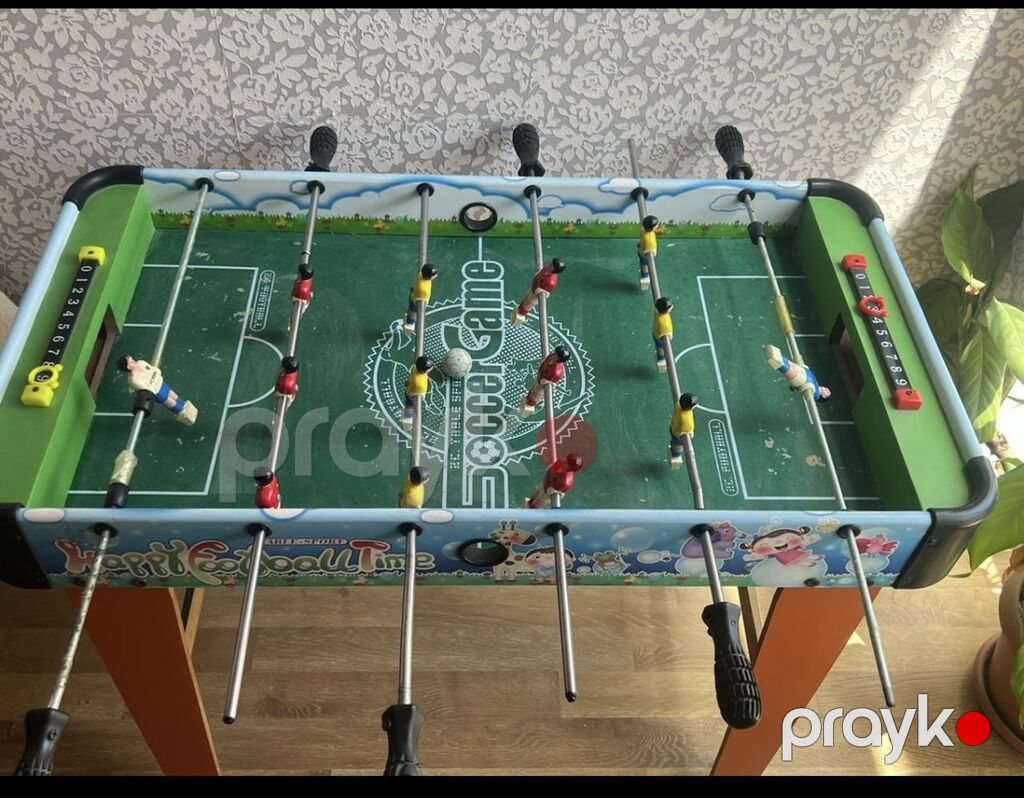 Uşaq və ailə üçün masa futbolu (foosball) oyunu - Rəngli dizaynlı — Stolüstü və kart oyunları, Masazır (2)