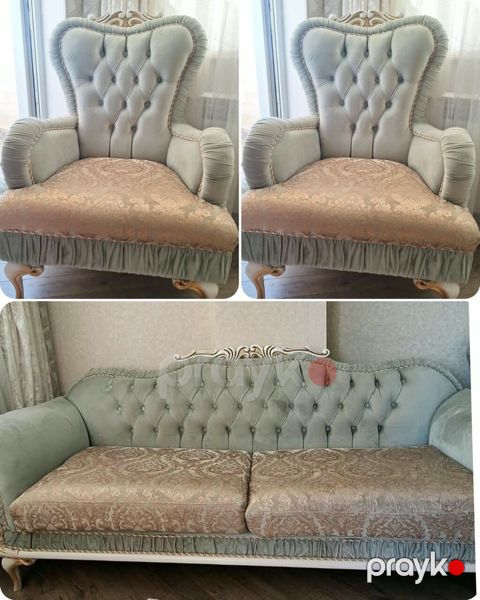 *ZB* *Divan 2KRESLO* Qiymət *550 AZN* ideal veziyyetdedir köç səbəbi — Bakı