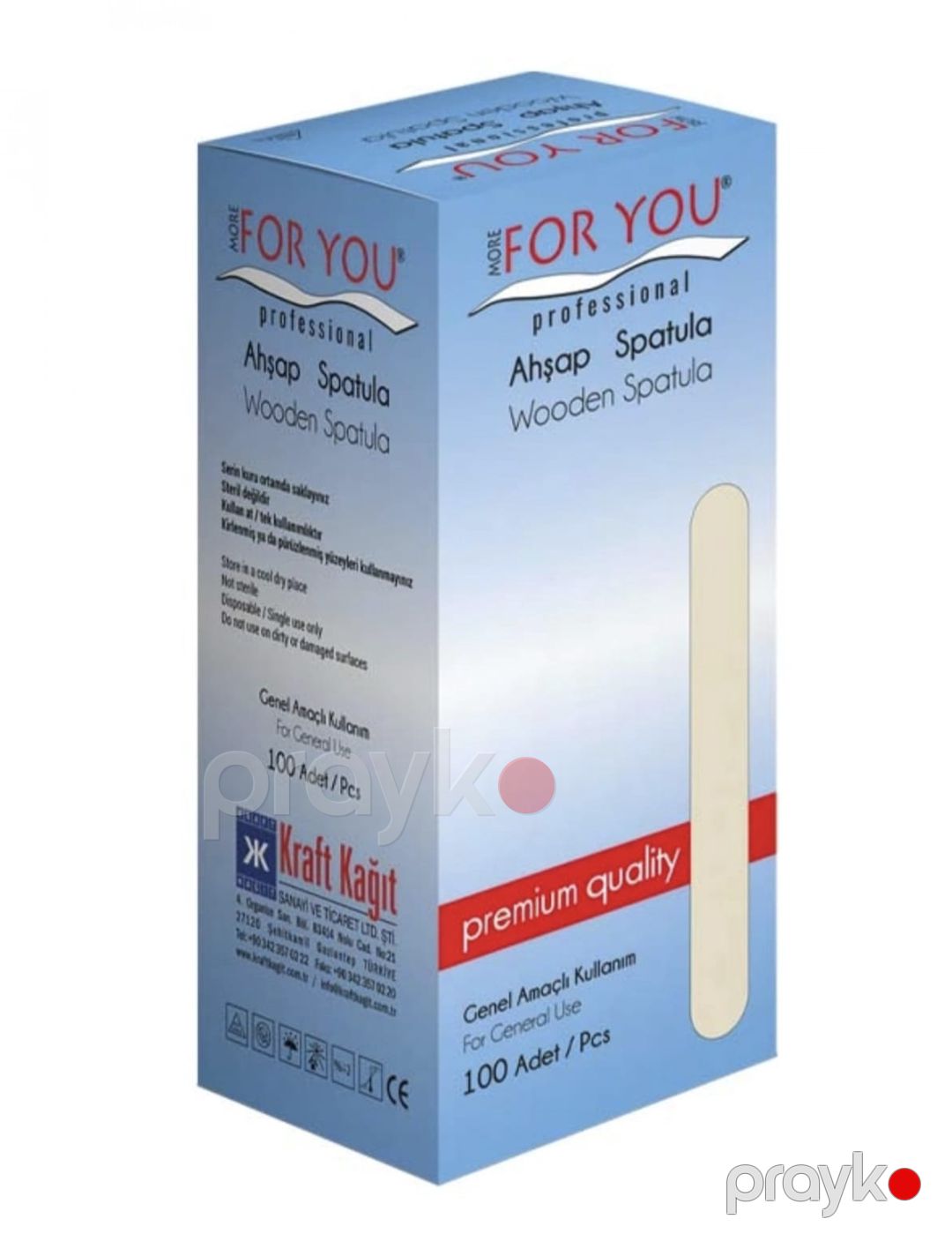 Depilyasiya üçün birdəfəlik taxta spatulalar More For You 100 əd — Mallar, Bakı (3)