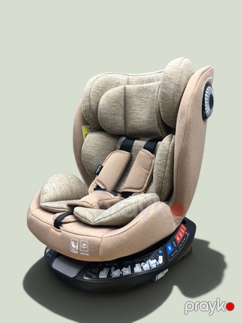 Uşaq avtomobil avtomobil kreslosu N-G406, 0+, bej, İsofix — Bakı