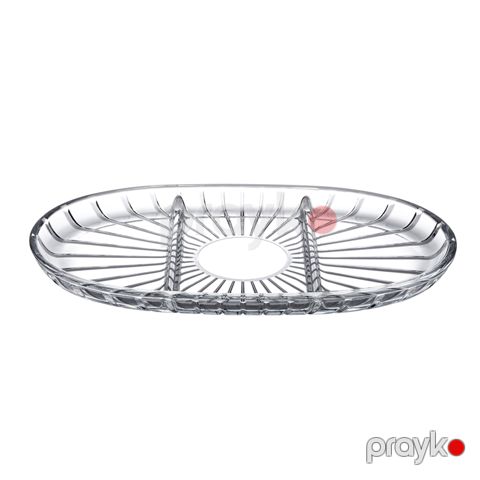 Çərəz qabı Pasabahce, büllur, şəffaf, 27x14.5 sm — Bakı
