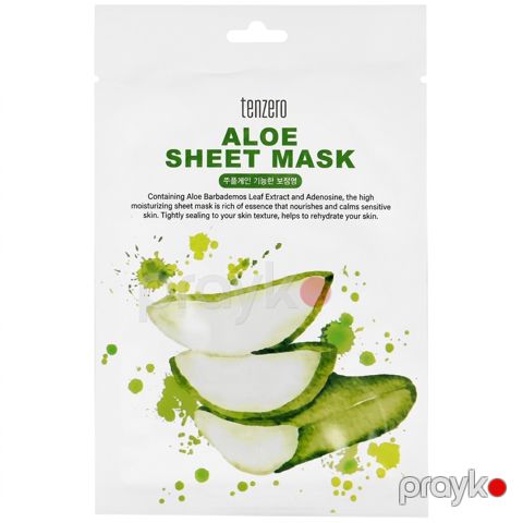 Üz üçün parça maska Tenzero Aloe Ekstraktlı 25 ml — Bakı