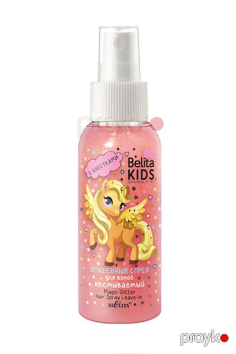 Uşaqlar üçün zərli saç spreyi Belita Kids Magic Glitter yuyulmayan 100 ml