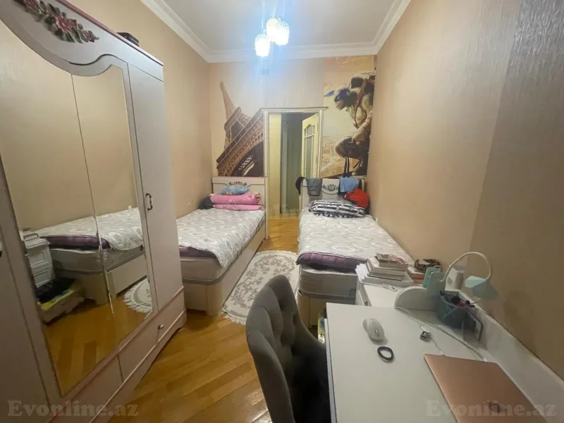 Satılır 3 otaqlı Mənzil Yeni tikili 107 m² Bakı, Xətai r., Həzi Aslanov m — Mənzil, Bakı (7)
