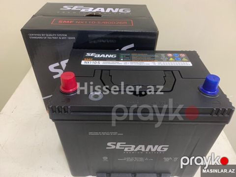 Akkumulyator Sebang 70 Ah L+ 600 A Smf80d26r — Bakı