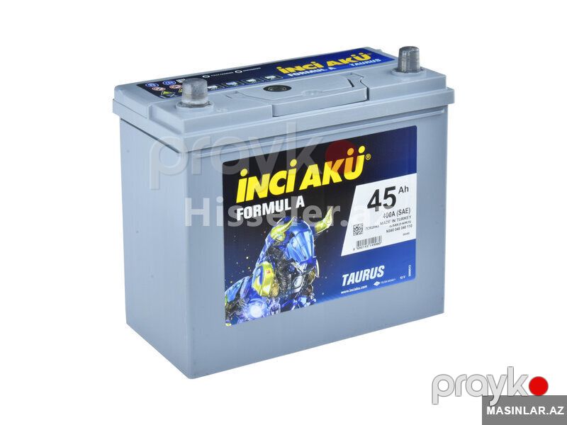 Akkumulyator Inci Aku Formula Asia 45 Ah — Akkumulyatorlar, Bakı (8)