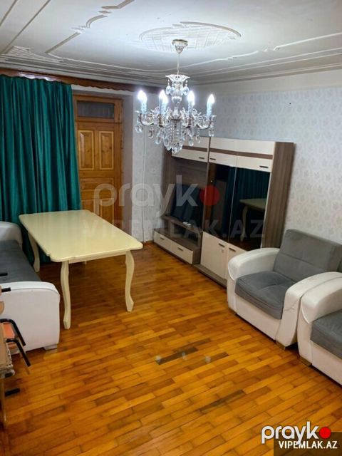 Nizami rayonunda 3 otaqlı Köhnə tikili Kirayə verilir, 80 m² — Bakı