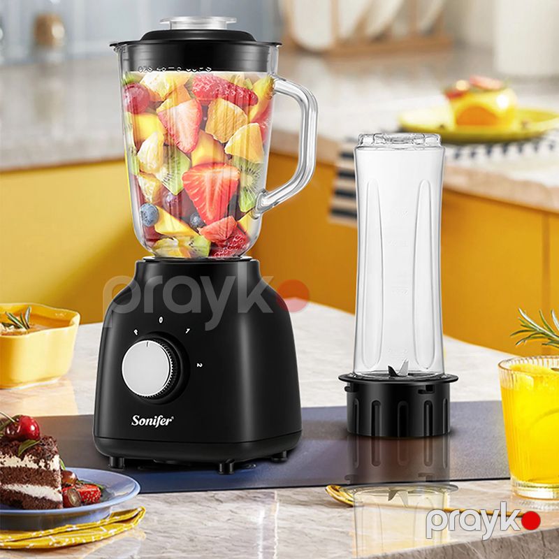 Sonifer SF‑8113 — 2‑si 1‑də Elektrikli Mikser və Şirəçəkən, 500 W, 1.5 L — Blenderlər, xırdalayanlar və mikserlər, Bakı (5)