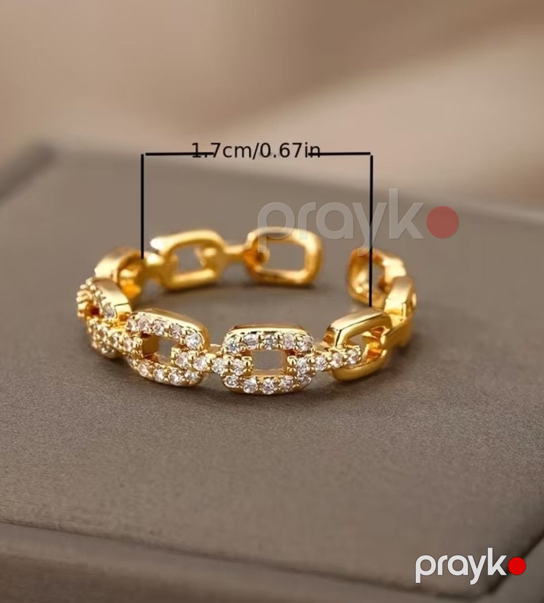 Üzük, qızılı, paslanmayan polad, ölçü 17 — Mallar, Bakı (2)