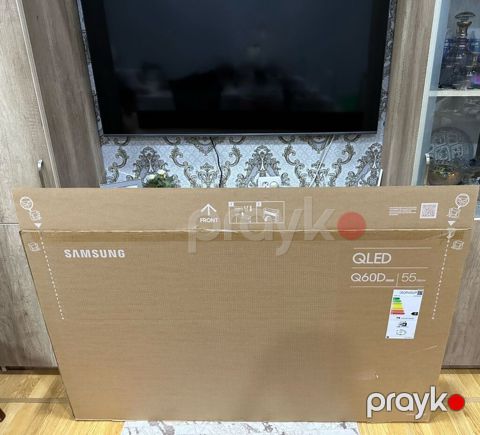 Qutu satilir icliyide var 50 azn Samsung QLED Q60D 55" Smart TV — Bakı