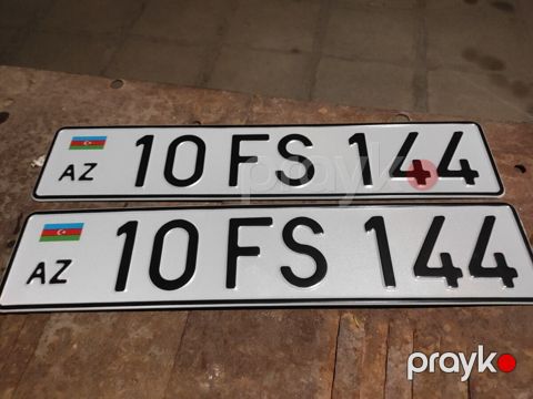 Avtomobil qeydiyyat nişanı - 10-FS-144 — Hacıqabul
