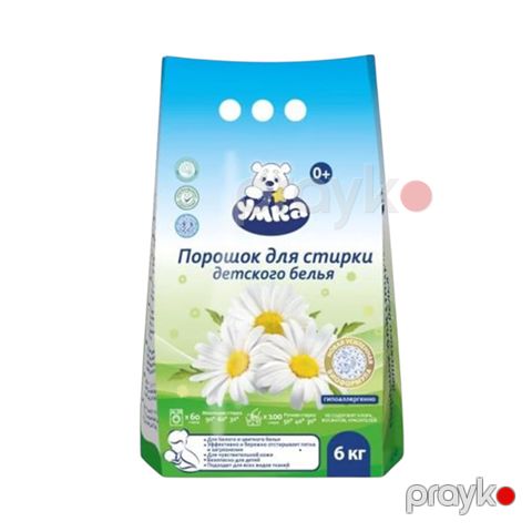 Uşaq paltarı üçün yuyucu toz Умка, 6 kq — Bakı