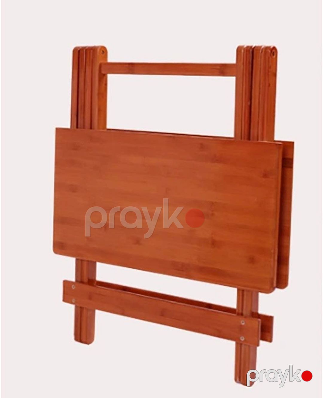 Yığılan masa, 60x60x50 sm, bambuk, qəhvəyi — Mallar, Bakı (2)