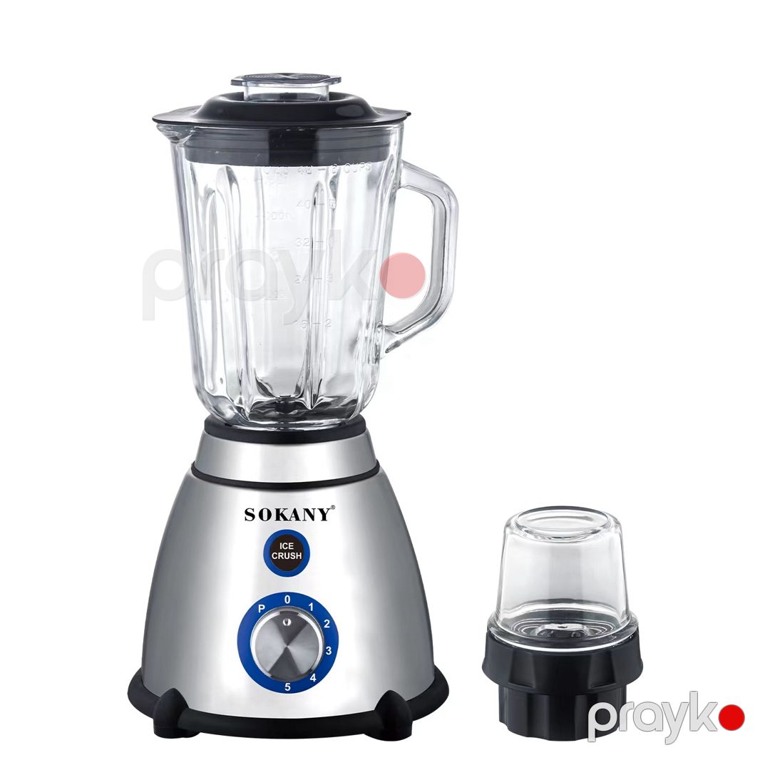 Sokany SK-03031 Professional Blender 800W – 5 Sürətli, Smoothie və Meyvə Şirəsi üçün — Blenderlər, xırdalayanlar və mikserlər, Bakı (2)