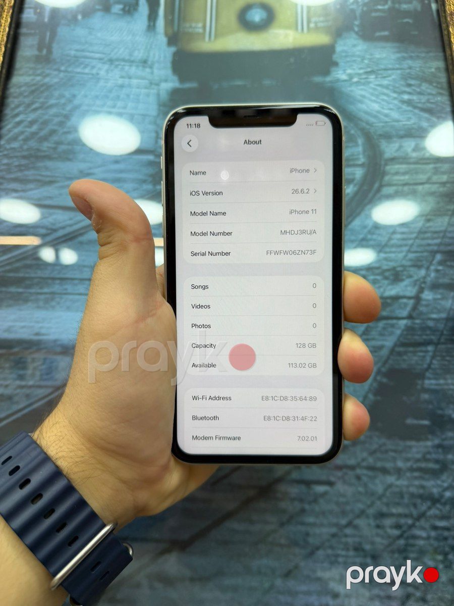 Apple iPhone 11 White 128GB/4GB — Smartfonlar, Bakı (2)