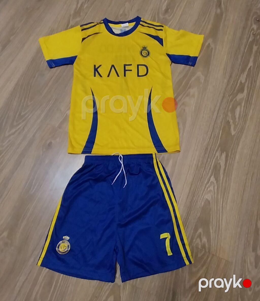 Al Nassr futbol forması dəsti – “Ronaldo 7” - İki hissə: köynək və — İdman geyimi, Digah (2)
