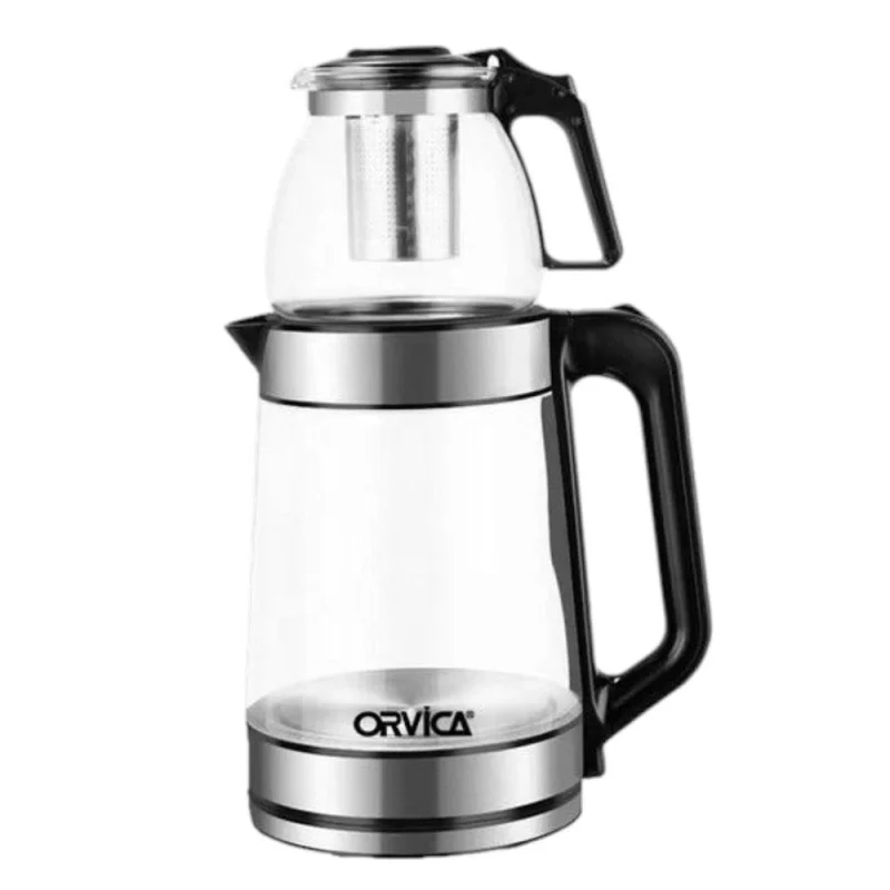 Elektrik çaydan Orvica SPRK_ORM-3305 1850W 2.2+0.8L Qara — Elektrik çaydanları və termoslar, Bakı (2)