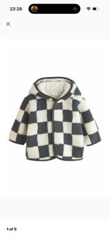 Next 9-12 ay. Çox az geyinilib. Uşaq üçün kapüşonlu jaket - Naxış — Sed İlyas