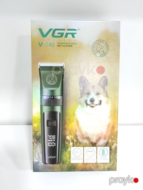 İt pişik qırxan "VGR 240 1500mAh 4 speed 7000RPM Cord/Cordless" — Bakı