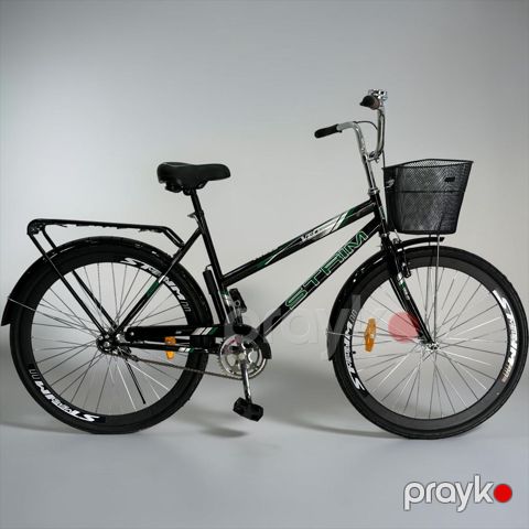 Velosiped Strim 28", disk 40 mm, 12 yaşdan yuxarı, qara — Bakı