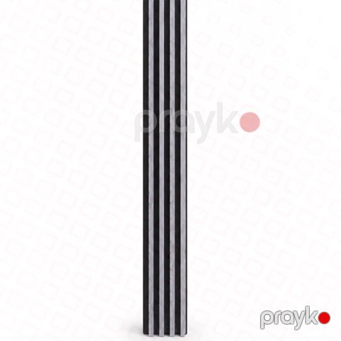 Hıll fan dekorativ panel 17X300 sm 009 göyrüş boz — Bakı