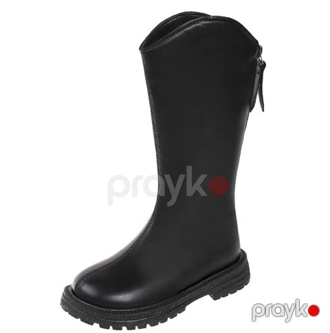 Qızlar üçün çəkmələr 7211_55876375, suni dəri, qara, ölçü 28 — Bakı