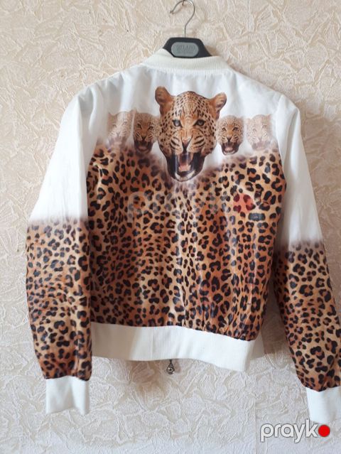 Leopar naxışlı bomber gödəkçə - Stil: Unisex/şəhər tərzi bomber — Digah
