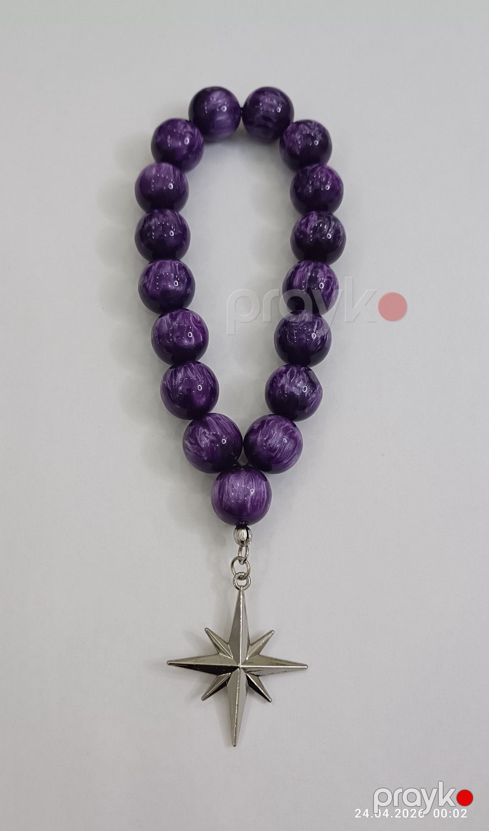 Təsbeh 2264012, bənövşəyi, 16 sm — Mallar, Bakı (2)