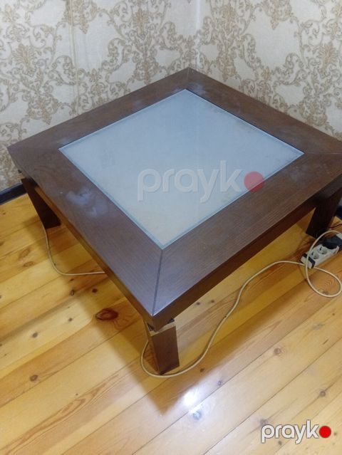 Qonaq otağı üçün mebel və elektronika dəsti - Divan + 2 kreslo: Boz — Masazır