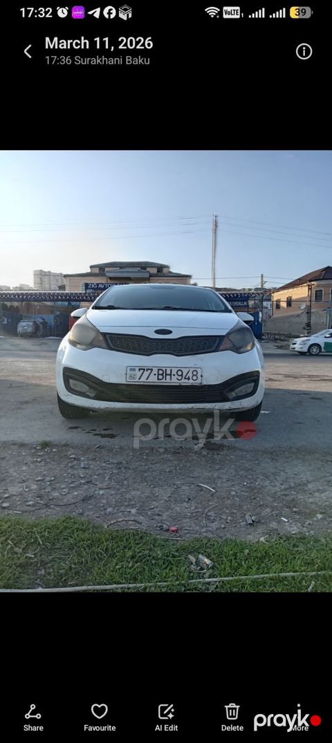 Kia Rio: 1.4 l 2012 il Sedan — Bakı