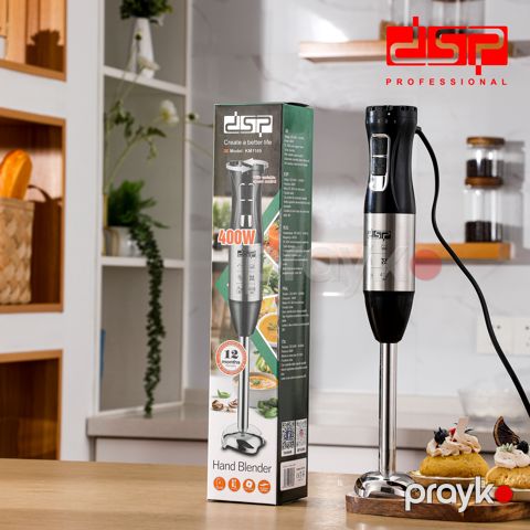 DSP KM1169 Professional Əl Blenderi – 400W Mis Motor Paslanmaz Polad Blender — Bakı