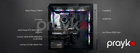 Gaming PC i7-14700 RTX 5060 8GB 16GB DDR5 512GB NVMe — Bakı