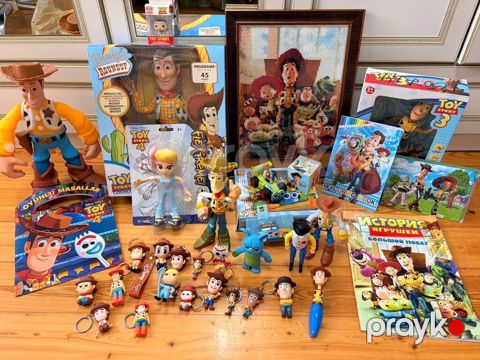 Toy Story mövzusunda geniş kolleksiya – fiqurlar, oyuncaqlar və — Qobu