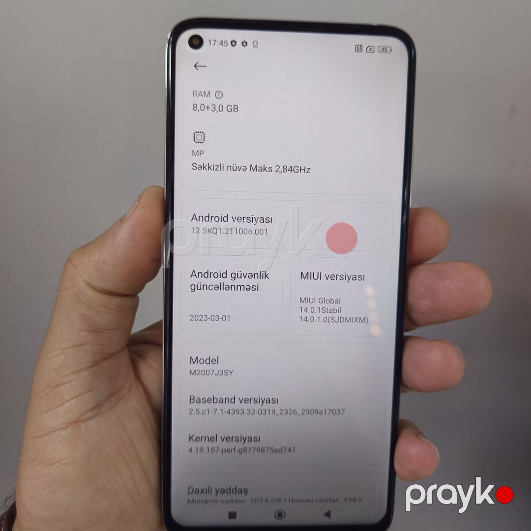 Xiaomi Mi 10 5G Twilight Gray 128GB/8GB — Smartfonlar, Bakı (8)