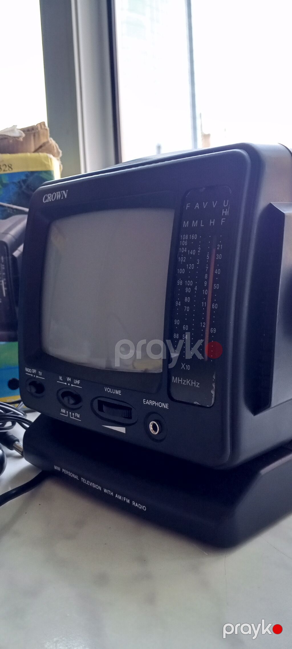 Salam Satiram Crown Portable 5.5 B/W TVteleviziya və Am/fm — TV və Video, Bakı (3)