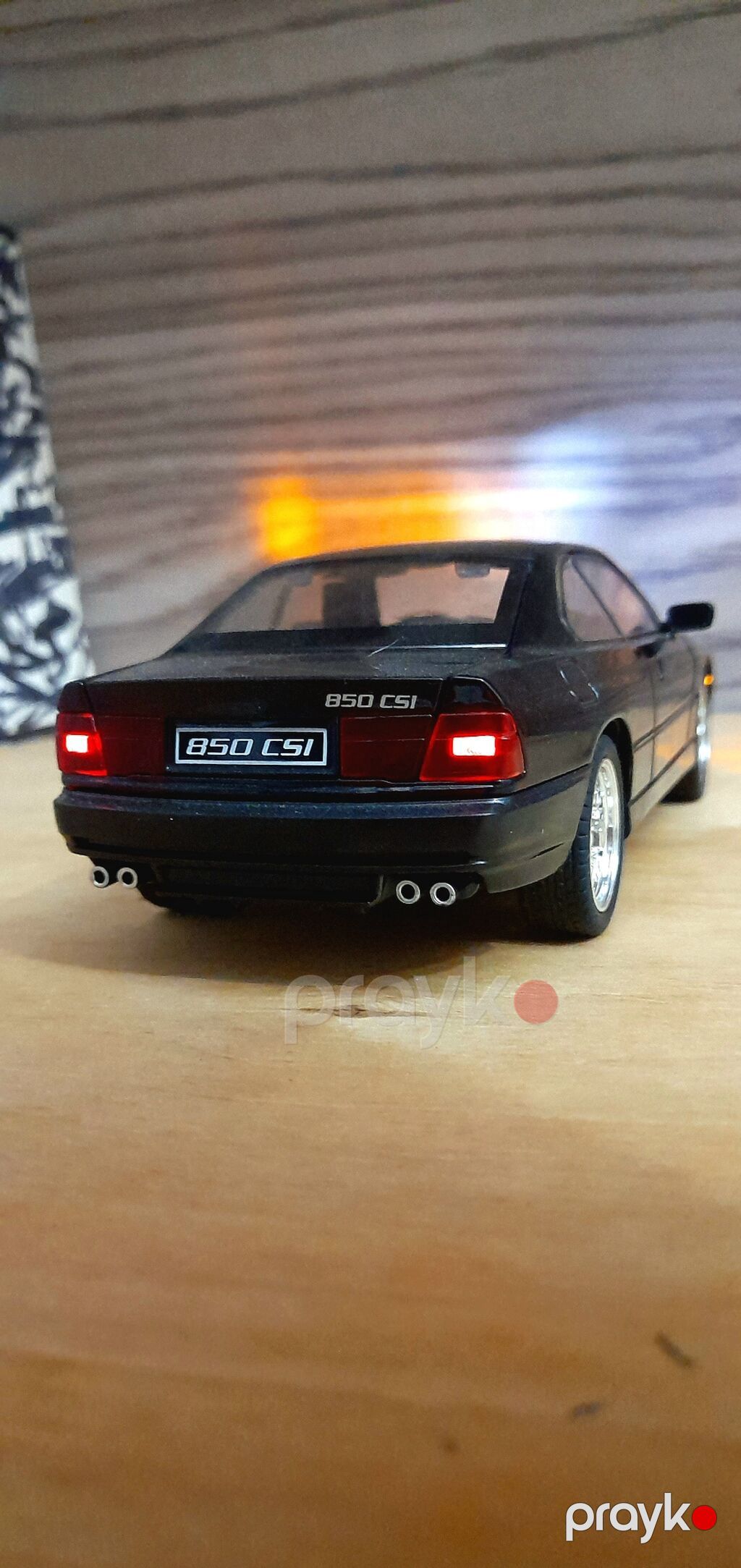 BMW 850 CSi 1/24 miqyaslı model avtomobil - Korpus: qara rəngli kupe — Modellar, Bakı (3)
