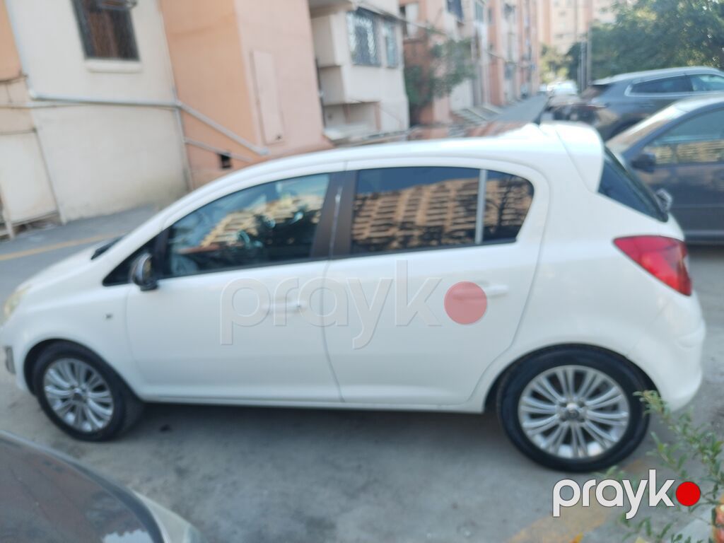 Opel Corsa hatchback – ağ rəng, 5 qapı.2013 il. Motor-1.4 — Avtomobillər, Bakı (5)