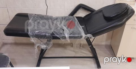Tənzimlənən kosmetoloji/massaj çarpayısı - Material: qara rəngli — Bakı