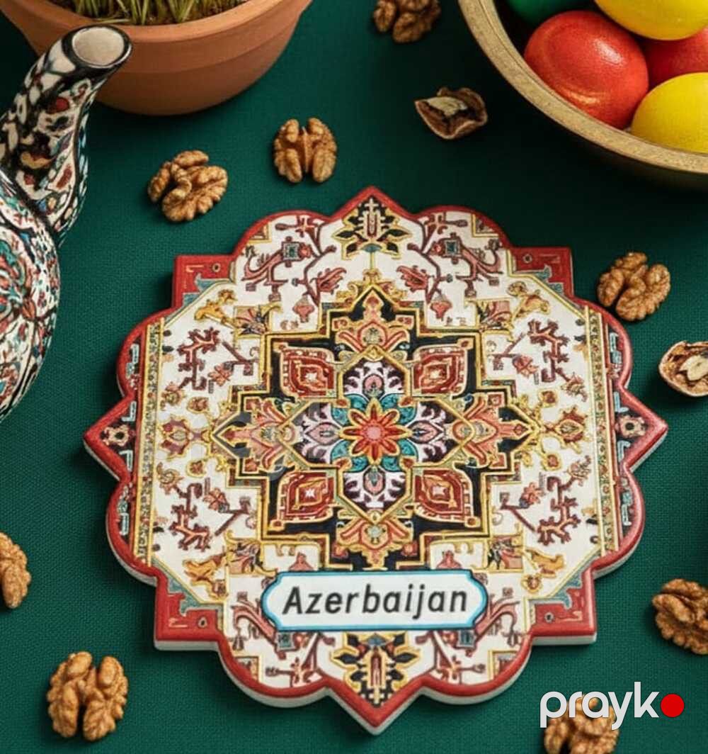 Altlıq çaydan üçün Milli 05, keramika, 15x15 sm — Mallar, Bakı