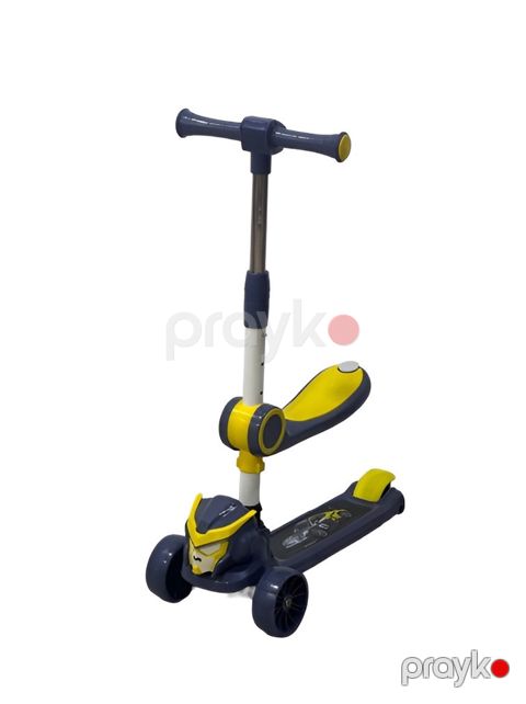 Samokat-transformer uşaqlar üçün 13035, 2-i 1-də, sarı/göy — Bakı