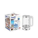 Sonifer SF-2141 Elektrikli Şüşə Çaydan – 1.8L 1500W Göy LED İşıqlı — Etrend.az — Электрические чайники и термопоты