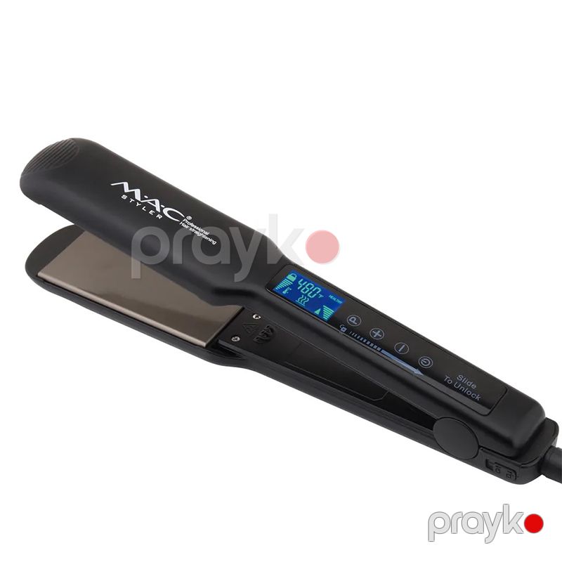 MAC Styler Professional Nano Saç Düzləşdirici və Fen – Rəqəmsal Ekranlı, Keramik Ütü, 60W Güc (MC-5528) — Saç burmağa və düzəltməyə, Bakı (4)