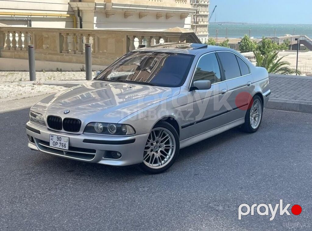 BMW 5 Series E39 sedan – gümüş rəng. Texniki xüsusiyyətlər və — Avtomobillər, Göytəpə (7)