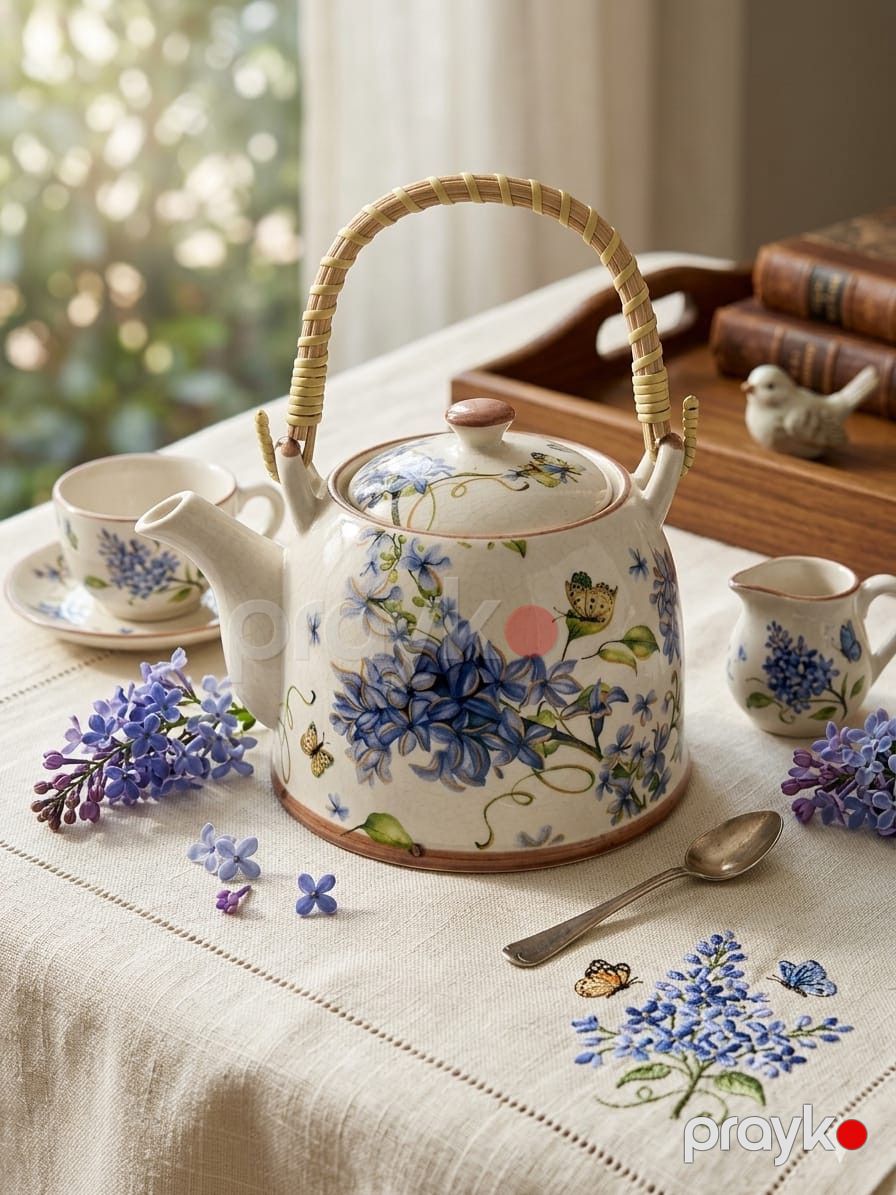 Dəmləmə çaydanı 5672, keramika, 900 ml — Mallar, Bakı (2)