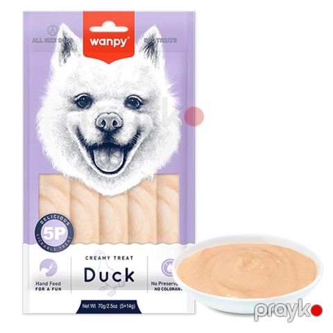 İtlər üçün məzə Wanpy Dog Cream, ördək dadı ilə — Bakı