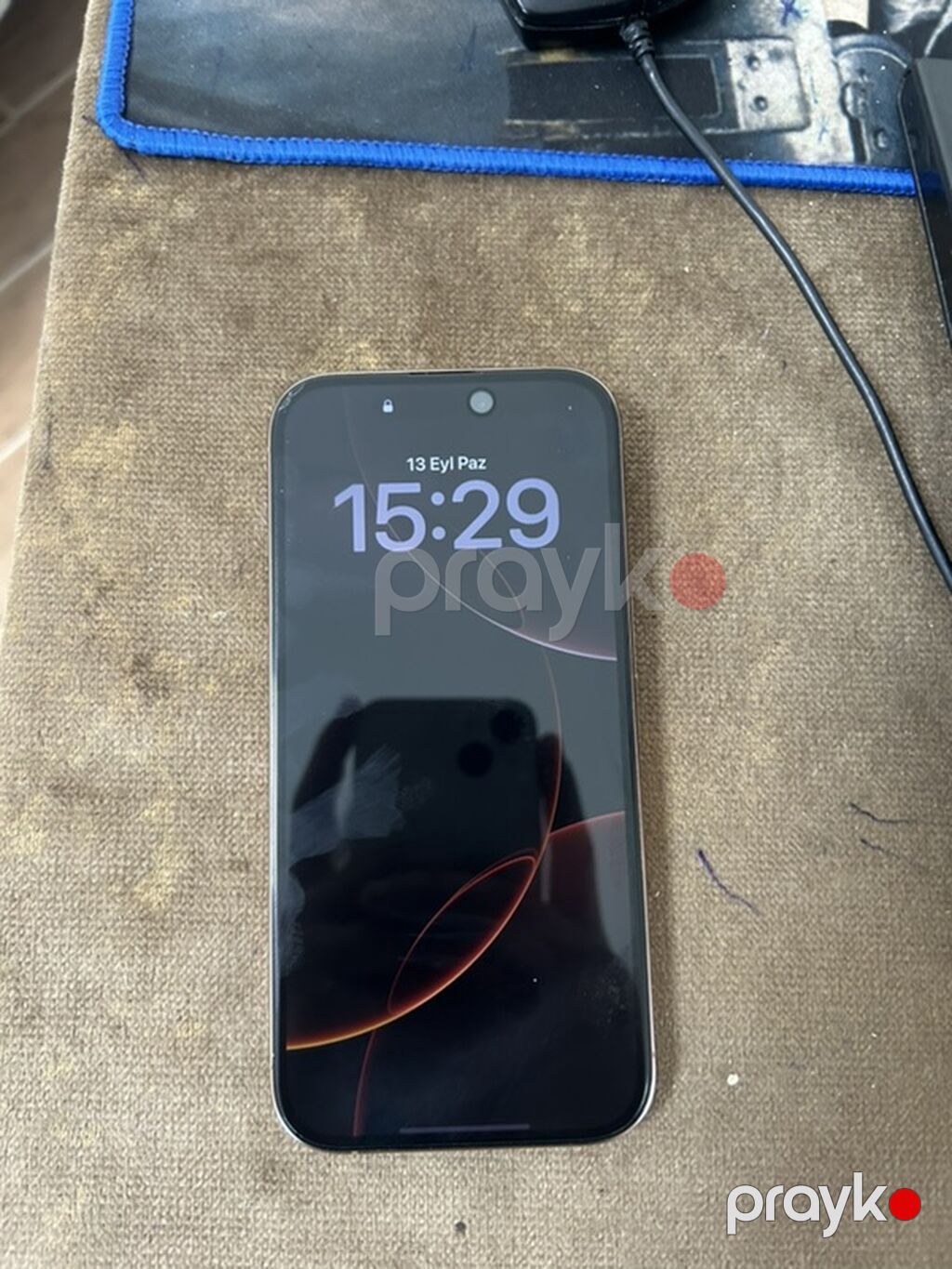 IPhone 15 Pro, Natural Titanium, Face ID — Apple iPhone, Tərtər (4)