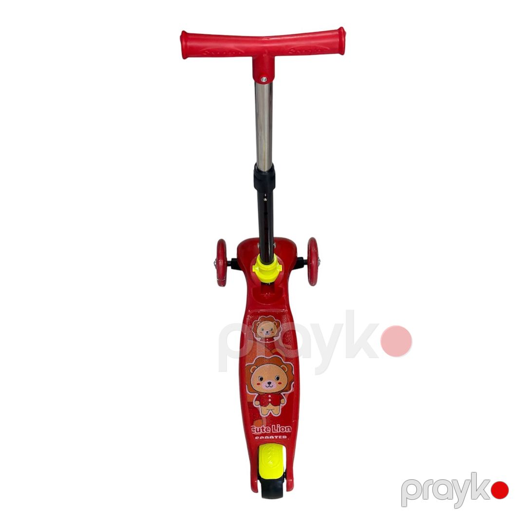 Qatlanan samokat uşaqlar üçün 2488615, qırmızı — Mallar, Bakı (3)
