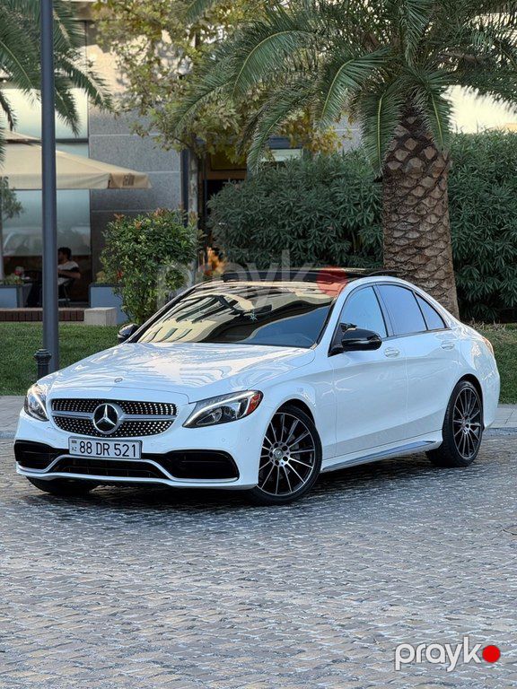 Mercedes C 300, 2.0 L, 2017 il, 104 000 km — Avtomobillər, Bakı (2)